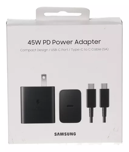 Cargador Samsung 45w + Cable tipo C