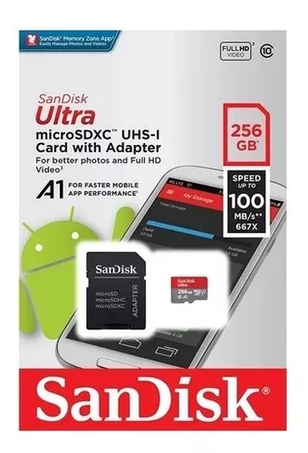 Memoria MicroSD 256GB SanDisk