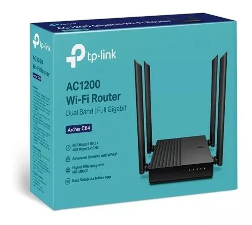 Router AC1200 Gigabit TP-Link Archer C64