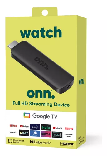 Convertidor Smart TV Watch Onn Google TV Full HD