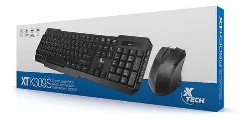 Teclado + Mouse Inalámbrico XTECH XTK-309S