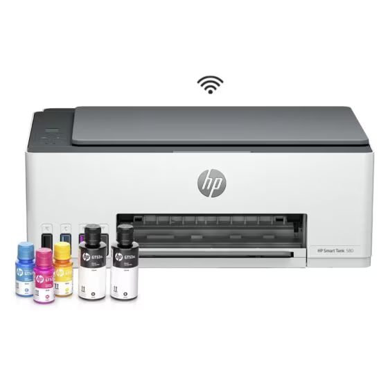Impresora Tinta Continua Multifuncional HP Smart Tank 580