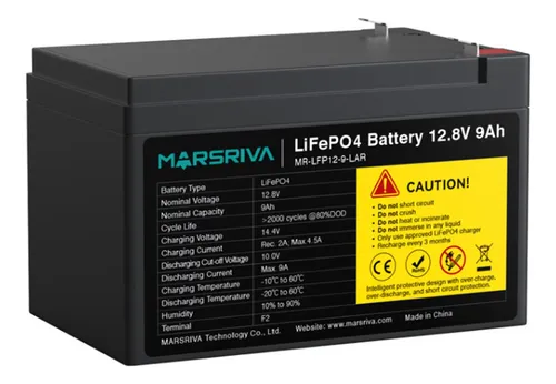 Batería UPS Litio Marsriva 12.8V/9AH