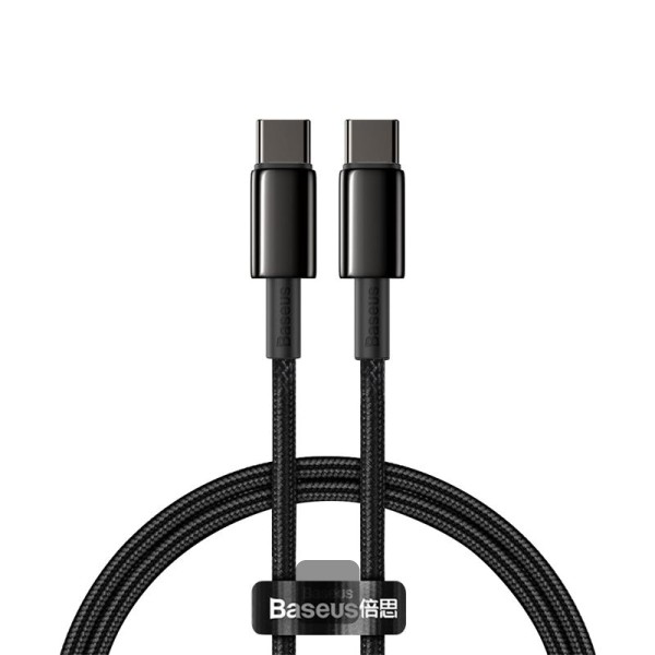 Cable Tipo-C a Tipo-C 100W Carga Rapida 1M Baseus CATWJ-01