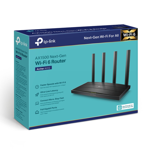 [RED0054] Router AX1500 TP-LINK Archer AX12